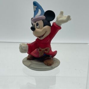 Vintage Disney Mickey Mouse Sorcerer's Apprentice Fantasia 4” Porcelain Figurine